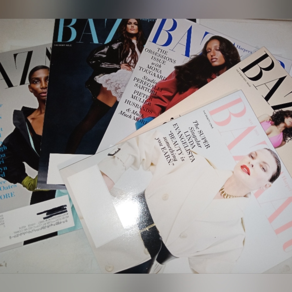 Bazaar Magazine Linda Evangelista & Jenna Mona Kaia Michaela